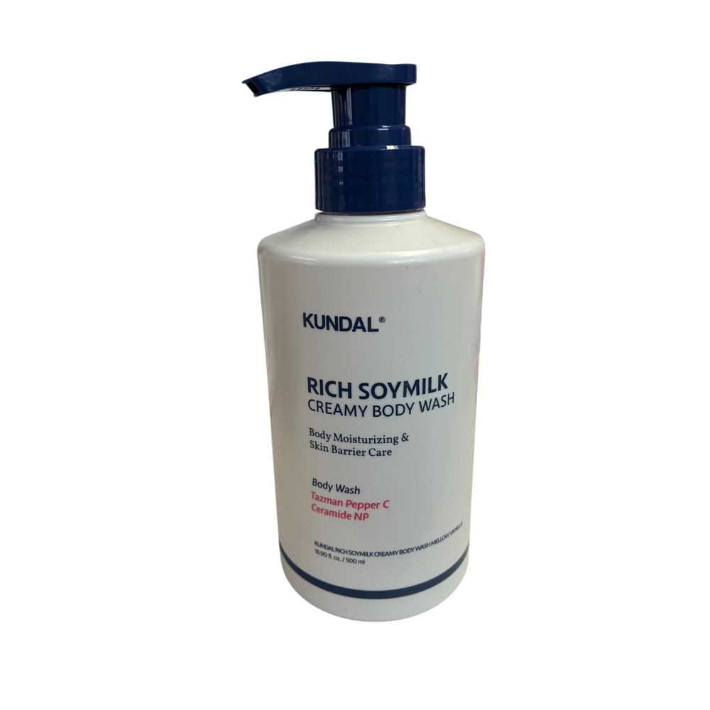 Kundal‎ Rich Soymilk Creamy Body Wash Mellow Vanilla 16.9 oz Ceramide